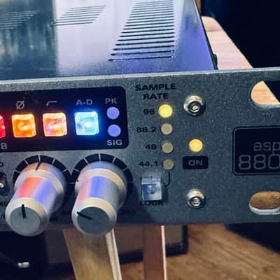 Audient ASP880 8-Channel Microphone Preamplifier and A/D Converter 2010s - Silver image 4