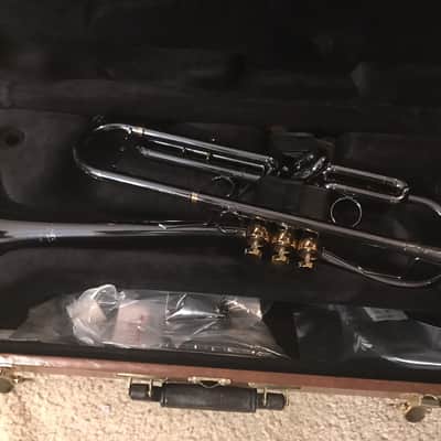 Carolbrass Trumpet Carol Brass Baro Model Blackhawk W/Gold Trim image 4
