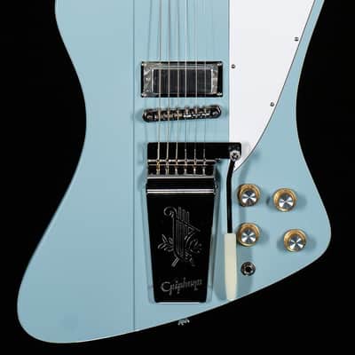 Epiphone 1963 Firebird V Frost Blue Maestro Vibrola (076) image 3