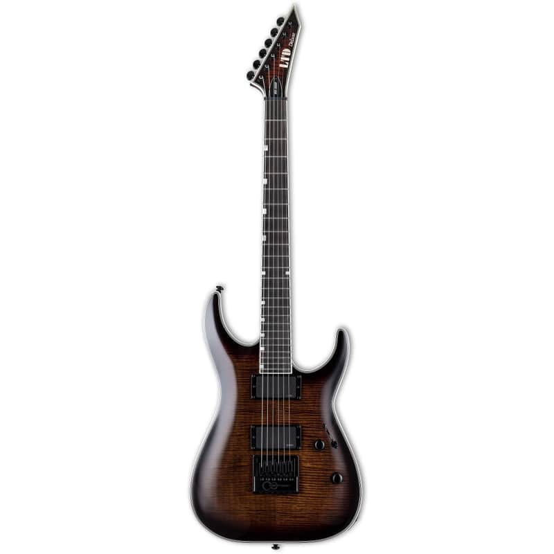 ESP LTD MH-1000 EverTune Electric Guitar Dark Brown Sunburst B-Stock image 1