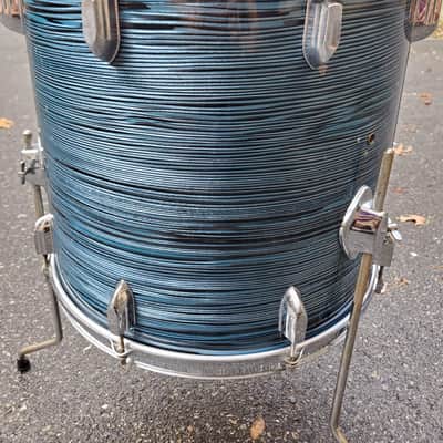 Tempro (pearl) Vintage MIJ 1960s - Blue Strata three piece image 13