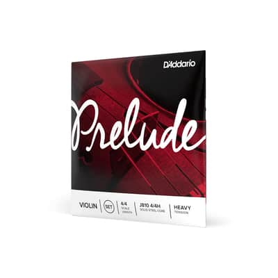 D'Addario - J810 4/4H Prelude Violin String Set - 4/4 Scale, Heavy Tension (J810 4/4H) image 2