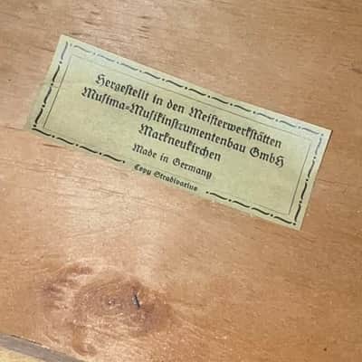 Musima  3/4 Double Bass (Stradivarius Copy, Laminated) 1990-2000 - Natural gloss image 2
