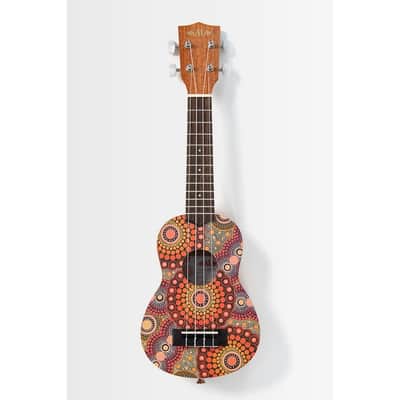 Kala Desert Storylines KA-DS-CM-SC-S Uke Soprano W/Gigbag image 1