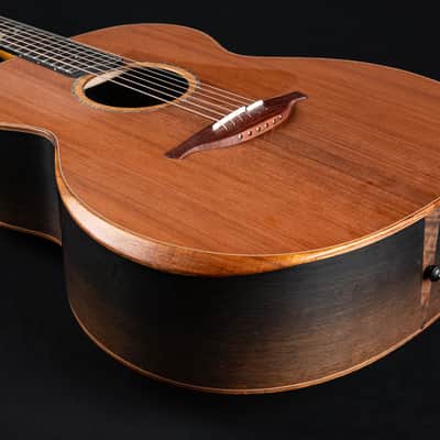Lowden O-50 Ancient Bog Oak and Sinker Redwood with Leaf Inlays NEW image 14