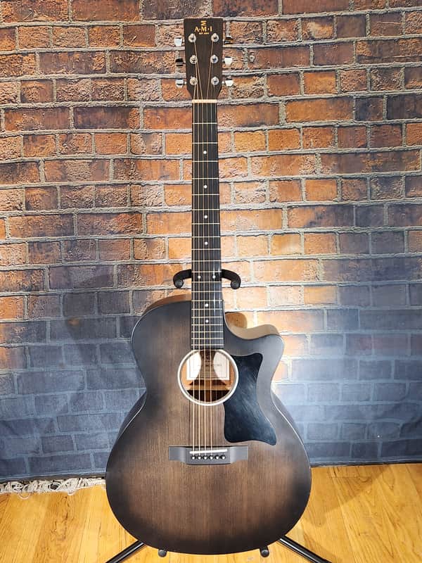 AMI-Sigma GMC-STE Grand OM Black Burst w/ Fishman Electronics image 1