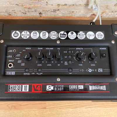 Blackstar ID:CORE V4 Stereo 10 10-Watt 2x3" Digital Modeling Guitar Combo 2024 - Present - Black image 2