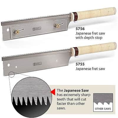 StewMac Japanese Fret Saw and Depth Stop image 2