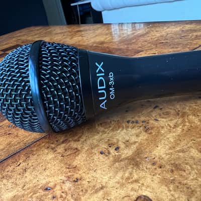 Audix OM-3xb Handheld Hypercardioid Dynamic Microphone 1990s - Black image 2