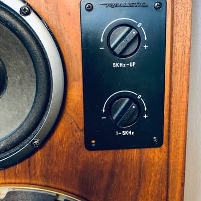 Realistic Optimus T-200 Pair - Floor Speakers - Re-coned Hemp image 5