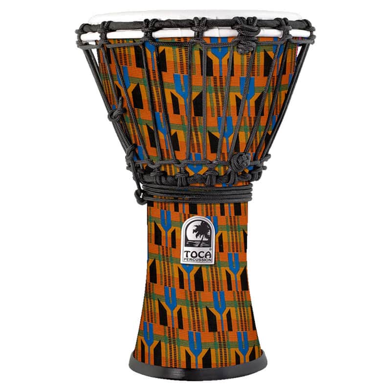 Toca Colorsound TFCDJ-7 Djembe PVC 7″ Designer Kente imagen 1