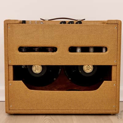 1954 Fender Super Tweed Wide Panel Vintage Tube Amp 2x10 w/ Jensen P10R, 5D4 image 10