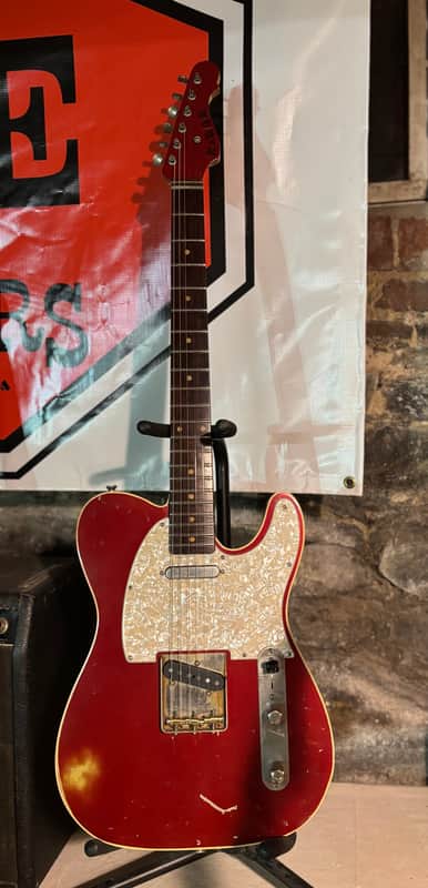 Karge Guitars T style 2024 - Aged DuPont Duco ‘57 Chevrolet Maroon image 1