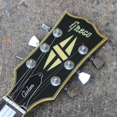 1972 Greco Japan EG-420B  Les Paul Custom (Ebony) image 6