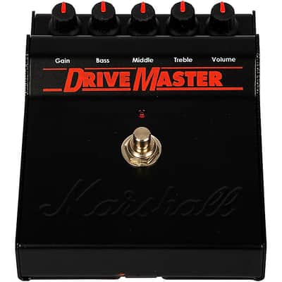 Marshall Drivemaster Overdrive Effects Pedal Black image 1
