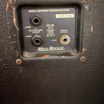 Mesa Boogie 1992 Rectifier Standard 4x12" Slant Guitar Speaker Cabinet - First Year / Low Serial Number - T4335 Celestion Vintage 30 image 2