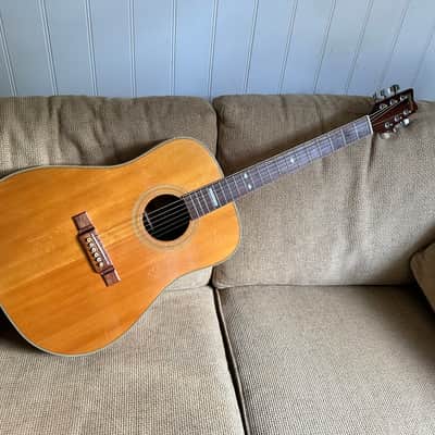 Washburn D93 limited edition Herringbone 1993 - Natural image 1