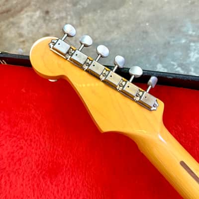 MIJ Fender Stratocaster ST-57 2014 - OLP old lake placid blue original Japan image 8