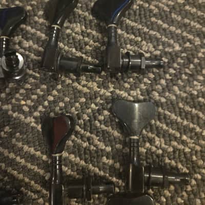 Lot of 18 Bass Tuning Pegs Black Hamer image 2