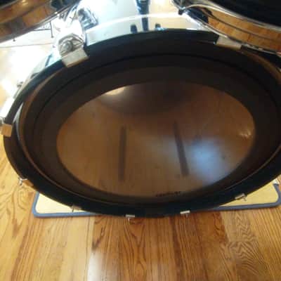 Yamaha Oak custom drums made in Japan uzikuri emerald lacquer pro heads excellent image 12