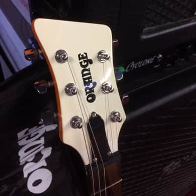Orange Branded Single Cut Style Bright ORANGE Electric Guitar [ProfRev] image 5