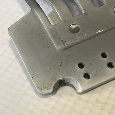 2000's Japan Jackson Licensed JT-580LP Floyd Rose Tremolo Bridge Brushed Chrome Base Plate image 10