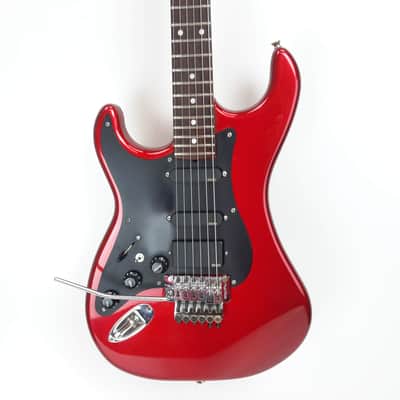 Lefty Vintage Kramer FOCUS 3000 W/EMG MIJ Japan Electric Guitar Red w/ OHSC Case image 1