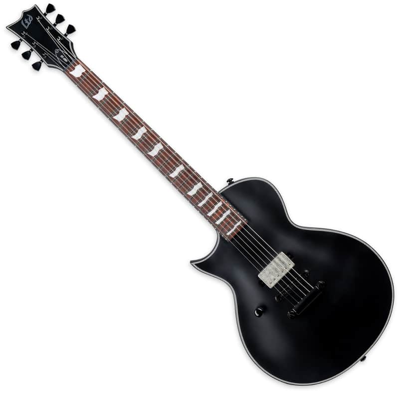 ESP LTD EC-201 Lefty Electric Guitar Black Satin B-Stock image 1
