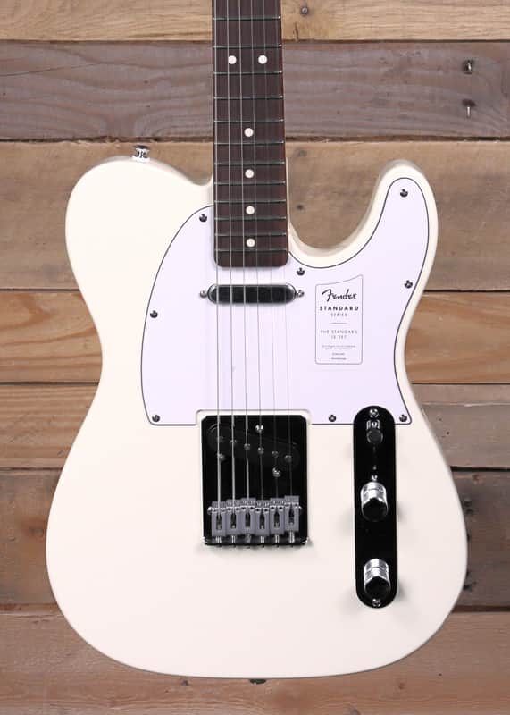 Fender Standard Telecaster Electric Guitar Olympic White image 1