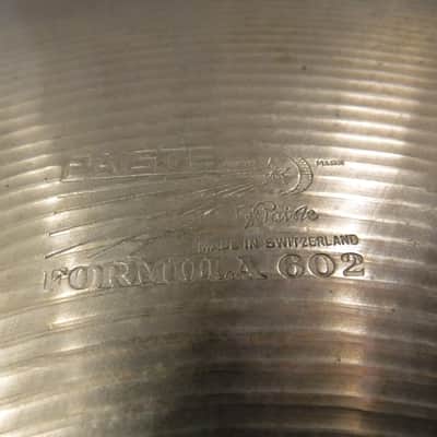 Vintage Paiste Pre-Serial Formula 602 15" Hi Hats-1080/1182g-Excellent! image 2