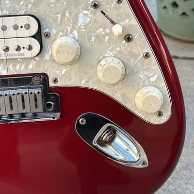 Fender American Double Fat Stratocaster with (Scalloped) Rosewood Fretboard 2000 - 2002 - Candy Apple Red image 6