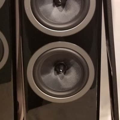 Wharfedale Reva-4 Floor Standing Hi-Fi Speakers (Pair) Complete w/ Boxes Piano Black image 4