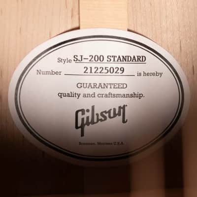 Gibson SJ-200 Standard Maple Left-Handed Acoustic/Electric Guitar - Triburst with Hardshell Case image 25
