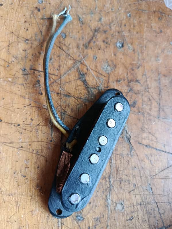 1966 FENDER Duosonic Mustang Musicmaster pickup black bottom 1967 image 1