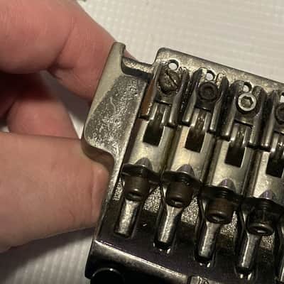 2010's Ibanez RG Series Edge III Cosmo Black Floyd Rose Tremolo Bridge & Arm (Needs Work) image 13
