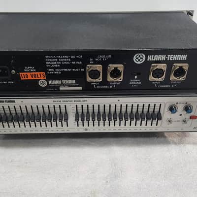 Klark Teknik DN 332 Dual Channel 2/3 Octave Graphic Equaliser image 9
