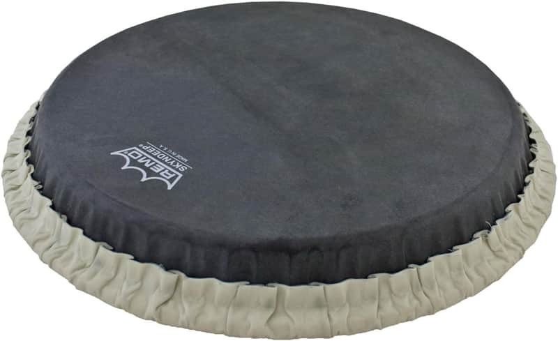 Remo Tucked Skyndeep 11" Conga Drumhead - Black Calfskin Graphic image 1
