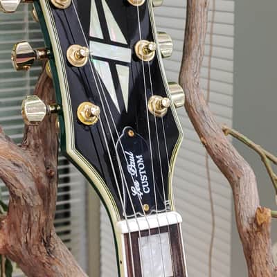 Gibson Les Paul Custom in Translucent Green w/ Bigsby, Gold Hardware & Original Case image 7