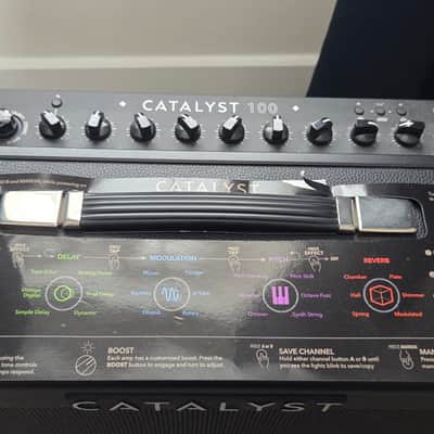 Line 6 Catalyst 100 2-Channel 100-Watt 1x12" Modeling Guitar Combo 2022 - Present - Black image 2