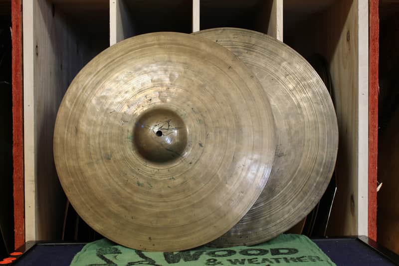 old k zildjian 15 ハイハット old stump Ⅱb K.Zildjian 15