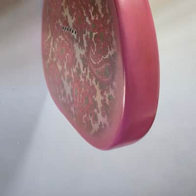 Pink Paisley Tele Body, Aged, Nitro , Alder image 9
