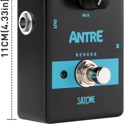 Guitar Pedal Power Supply,9v Effects Pedal Board Power Supply with 10 Isolated DC Output and Satone S803 Antre Reverb Electric Guitar Effect Pedal image 3
