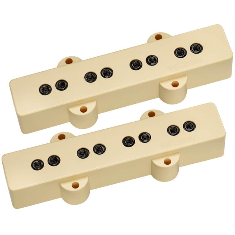 DiMarzio Model J 4 String Jazz Bass® Pickup Set - Cream Covers image 1
