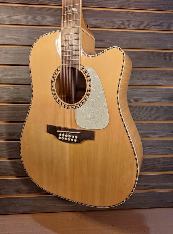 Takamine GD74CE-12U 2025 - Natural Gloss - Flame Maple Body - Unison 12-String - TP-36 Electronics - Professional Set Up image 1