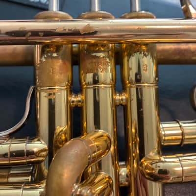 Yamaha YTR-6310Z Bobby Shew Custom Z Trumpet 2010s - Lacquered Brass image 3