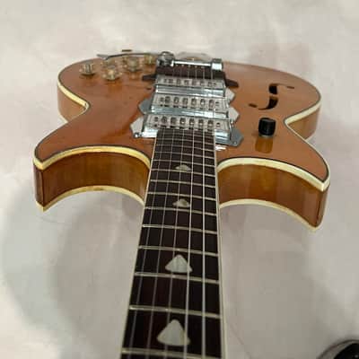 Airline Barney Kessel Swingmaster P-5 Hollowbody Electric Guitar 1960"s Natural image 12