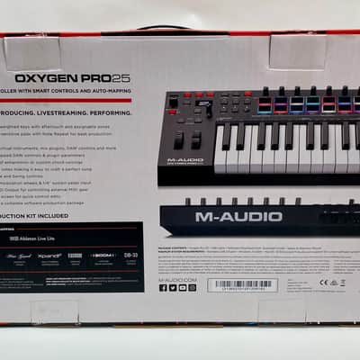 M-Audio Oxygen Pro 25 MIDI Keyboard Controller 2020 - Present - Black image 2
