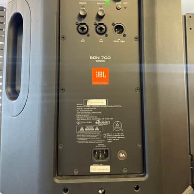 JBL EON715 2-Way 1300-Watt Powered Loudspeaker 2021 - Present - Black image 2