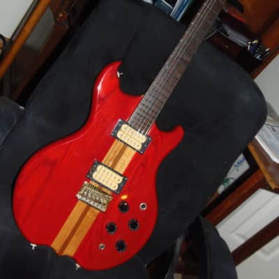 *Rare*Rocky*1970's Matsumoku Japan*Neck-Thru Solid body*Alembic Style*Solid Ash, Maple&Mahogany* image 4