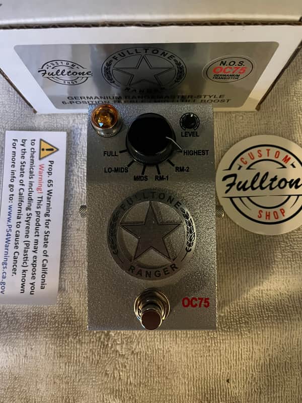 Fulltone Fulltone Ranger Custom Shop OC75 Treble Booster Limited Edition image 1